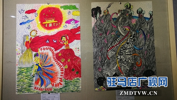 驻马店市举行庆“六一”少儿美术优秀作品展