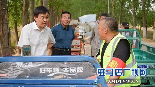 上蔡县委副书记 县长李卫明深入部分乡镇督导“三夏”生产等工作
