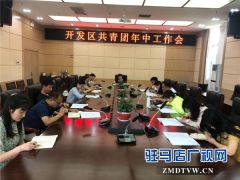 开发区召开共青团系统2019年年中工作会