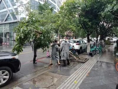 开发区城市管理局排危抢险保畅通