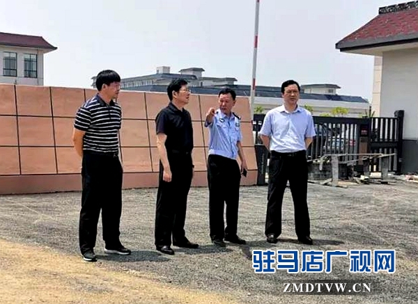 郭渊到驻马店市监狱迁建新址实地查看指导工作