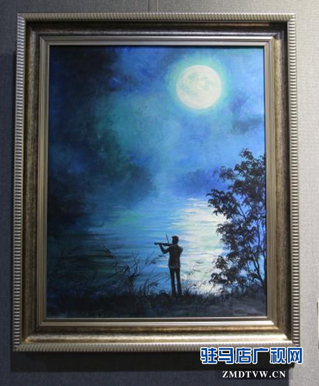 方伟油画作品在驻马店市群艺馆开展 展期一周