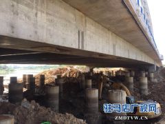 驻马店市区练江河大桥工程收尾 预计6月底完工