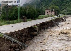 强降雨来袭！四川丹巴全域遭受泥石流灾害