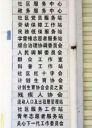 村办公楼前挂十三四块牌子，该减减负了