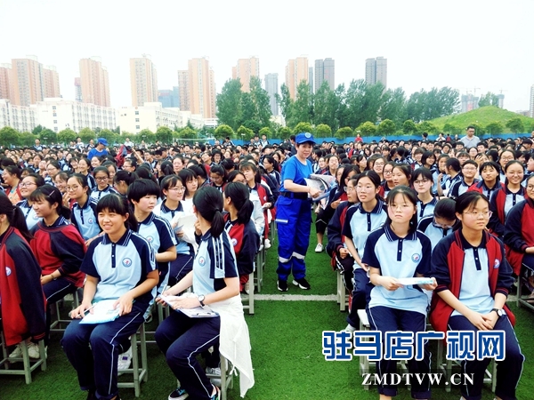 防溺水安全教育走进驻马店高级中学