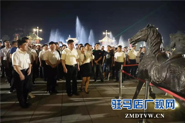 河南省副省长徐光携省重点项目观摩团点赞驻马店皇家驿站