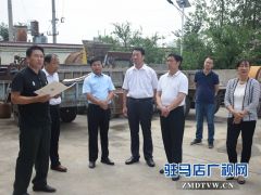 谢凤鸣到汝南县老君庙镇调研安全饮水工作