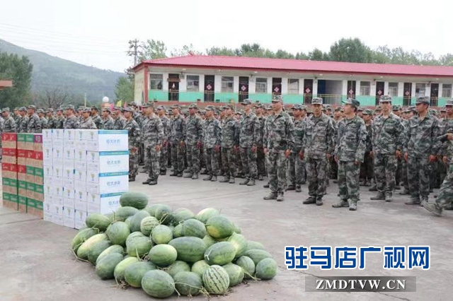 爱心企业慰问演习部队官兵 尽显军民鱼水情