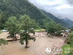 甘肃迭部发生泥石流，已致1人死亡3人失联