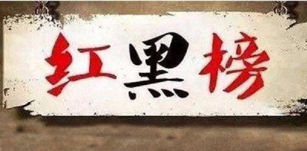 驻马店市公布今年第二批诚信建设“红黑榜”名单