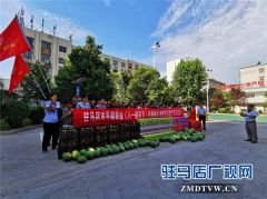 驻马店市平舆商会复转军人代表八一建军节赴驿城区消防大队看望慰问消防应急救援队伍
