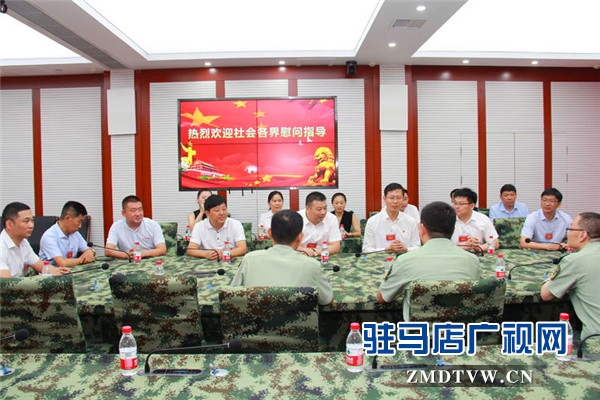 驻马店市企业拥军优属协会会长、青商会会长、鹏宇集团创始人总裁朱新红率队开展八一建军节慰问活动