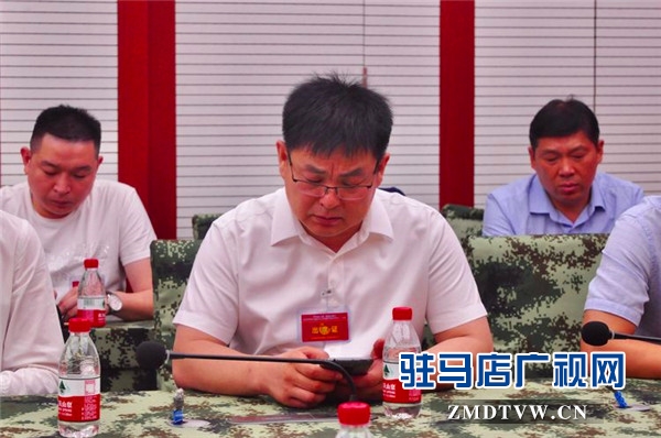 驻马店市企业拥军优属协会会长、青商会会长、鹏宇集团创始人总裁朱新红率队开展八一建军节慰问活动