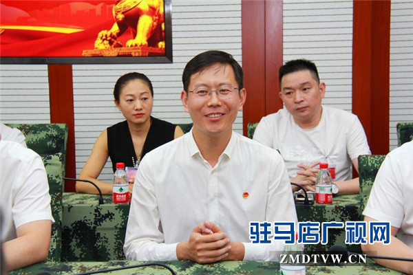 驻马店市企业拥军优属协会会长、青商会会长、鹏宇集团创始人总裁朱新红率队开展八一建军节慰问活动