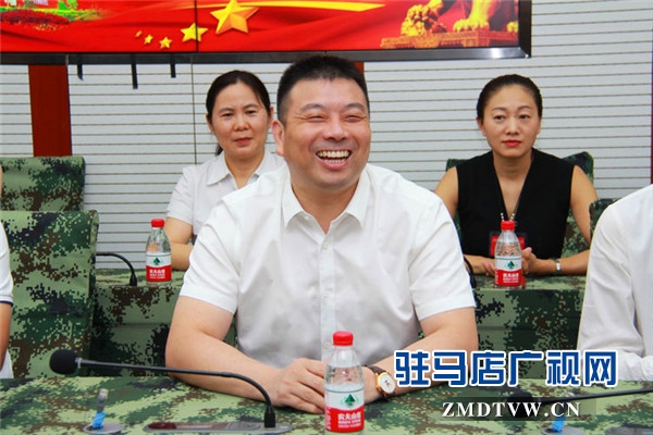 驻马店市企业拥军优属协会会长、青商会会长、鹏宇集团创始人总裁朱新红率队开展八一建军节慰问活动