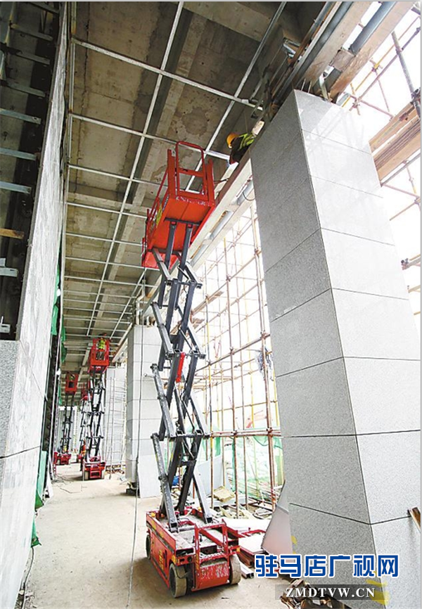 中国（驻马店）国际农产品加工产业园展示大厅建设进展顺利