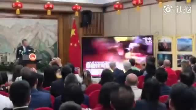 驻英大使记者会播香港局势短片：让大家看一看在西方媒体看不到的画面