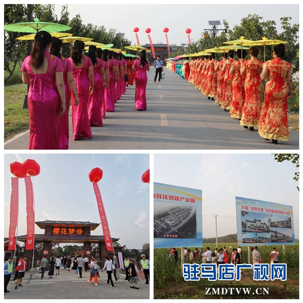 2019年平舆白芝麻产业大会与会人员赴蓝天芝麻小镇参观考察后纷纷为小镇点赞