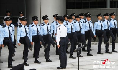 香港警员受邀参加十一庆典