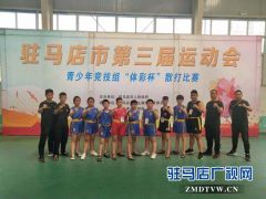 驻马店市三运会散打比赛落幕  振兴武馆代表队荣获五枚金牌