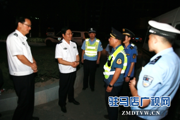 郭渊看望基层一线执勤民警辅警