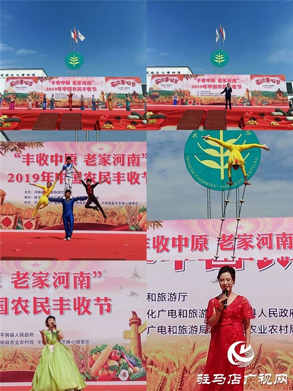 2019年“丰收中原，老家河南”中国农民丰收节活动在平舆县蓝天芝麻小镇华美绽放