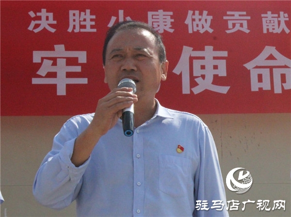 驻马店市政协委员助力乡村振兴战略向新蔡县葛庄村捐赠2万元路灯和监控设备