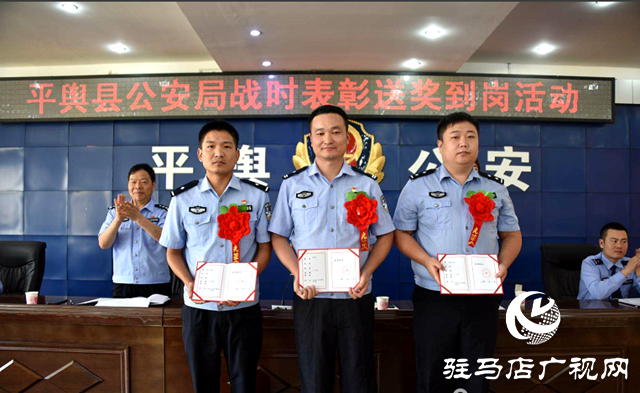 平舆县公安局对新中国成立70周年庆祝活动中涌现的先进典型予以战时表彰 