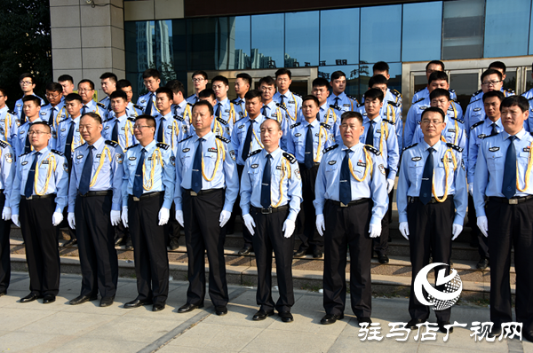 平舆县公安民警在新中国成立70周年歌咏比赛中获得铜奖