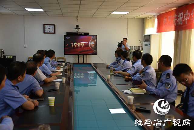平舆县公安局举行庆祝新中国成立70周年升国旗仪式
