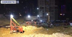 贵州贵阳一在建停车场垮塌 致8死2伤