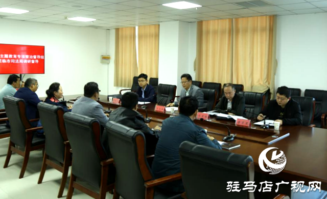 市委主题教育专项整治督导组到市司法局调研督导