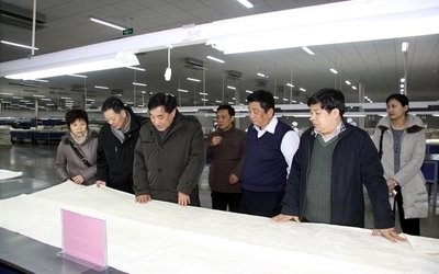 驻马店市委书记陈星会见中纺联合会杨纪朝一行