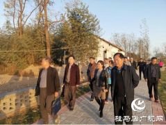 省老新闻工作者协会采访团到正阳彭桥采访