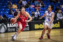 78分大胜菲律宾 中国女篮杀入奥运资格赛