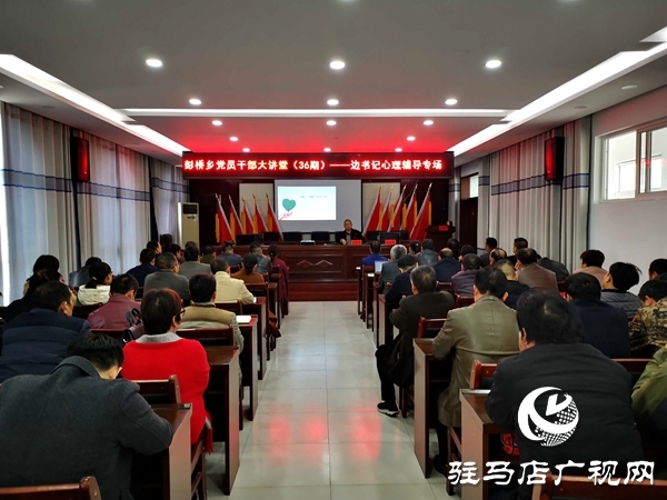 县委副书记给彭桥乡党员上党课