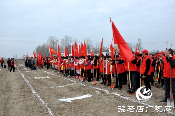 正阳县开展秋冬添新绿义务植树活动