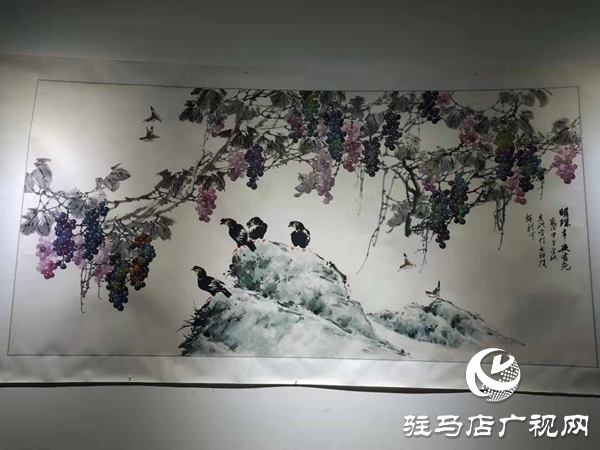 张克洪个人画展在黄淮学院美术馆开展