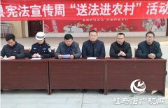 平舆县开展宪法和交通安全集中宣传活动