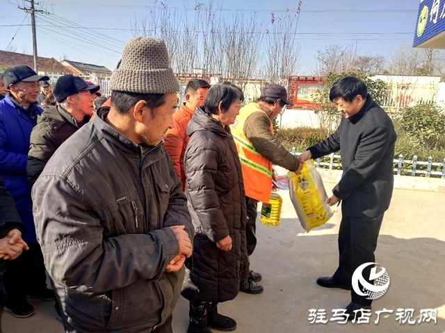 正阳县总工会新春慰问贫困户