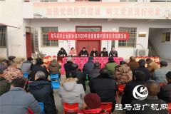 驻马店市企业家协会携手京都实业深入沙河店崔楼村举行2020年新春慰问捐赠活动