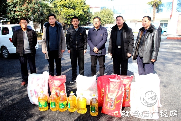 汝南县古塔街道新春慰问下派驻村第一书记
