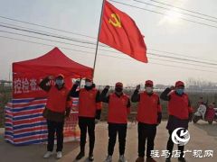 上蔡县芦岗街道：党员志愿者携手村（居）干部共筑防疫安全网