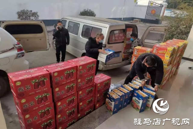 上蔡县爱心人士接力捐赠共抗疫情