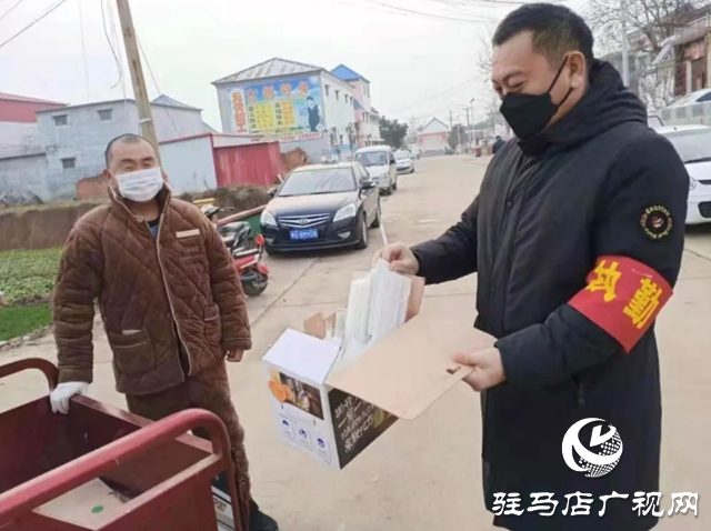 上蔡县爱心人士接力捐赠共抗疫情