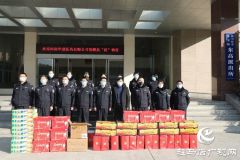河南华鼎医药有限公司捐赠万元爱心物资助力一线民警抗“疫”防控