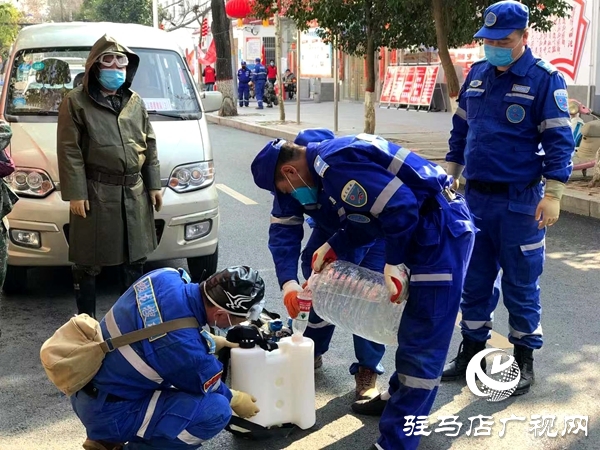 “蛟龙消疫先锋队”义务完成首批11个申请小区消杀任务