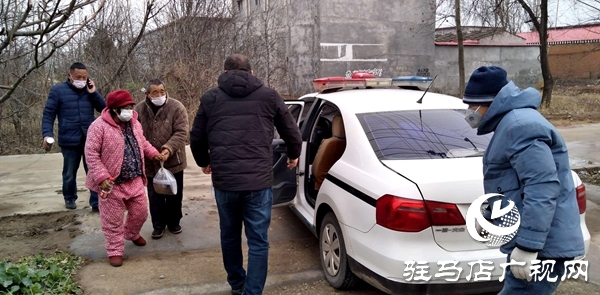 上蔡县抗疫一线救人 上演生死时速