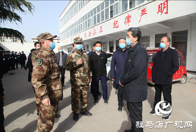 平舆县委书记张怀德到县看守所检查指导监所管理和疫情防控工作